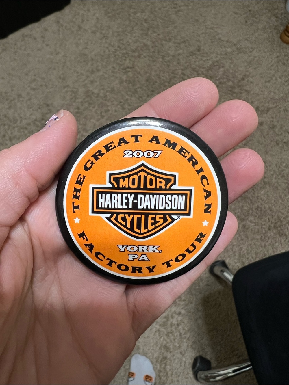 Harley Davidson pin